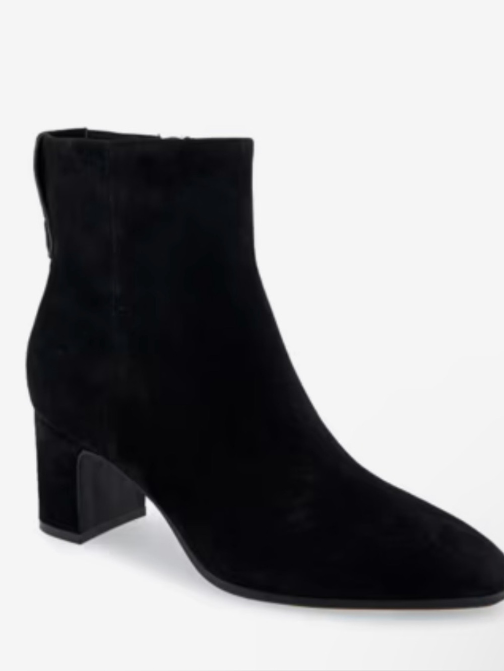 Aerosoles Magnus Women's Black Suede Ankle Heel Boots Bootie Sz 7 -  NWT